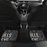 Bullseye Darts Print Front and Back Car Floor Mats