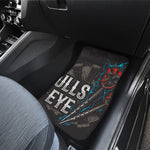 Bullseye Darts Print Front and Back Car Floor Mats