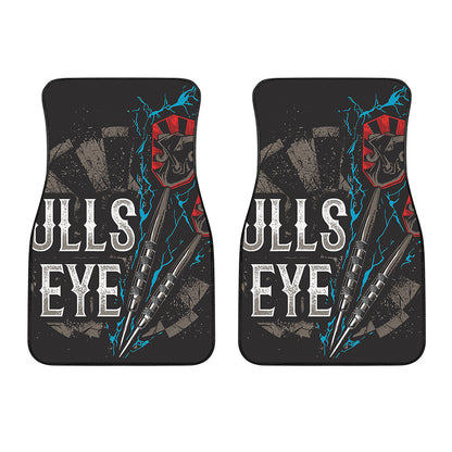 Bullseye Darts Print Front Car Floor Mats
