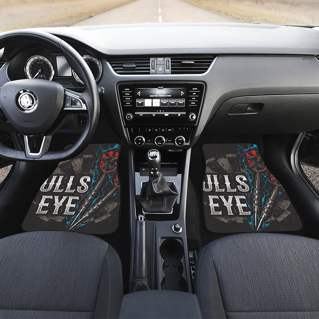 Bullseye Darts Print Front Car Floor Mats