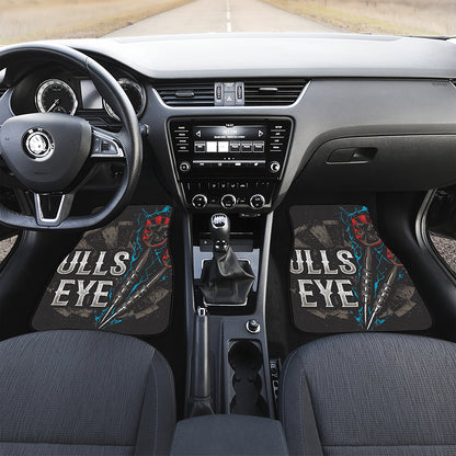 Bullseye Darts Print Front Car Floor Mats