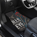 Bullseye Darts Print Front Car Floor Mats