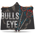 Bullseye Darts Print Hooded Blanket