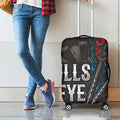 Bullseye Darts Print Luggage Cover