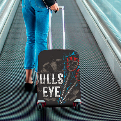 Bullseye Darts Print Luggage Cover
