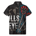 Bullseye Darts Print Men's Short Sleeve Shirt