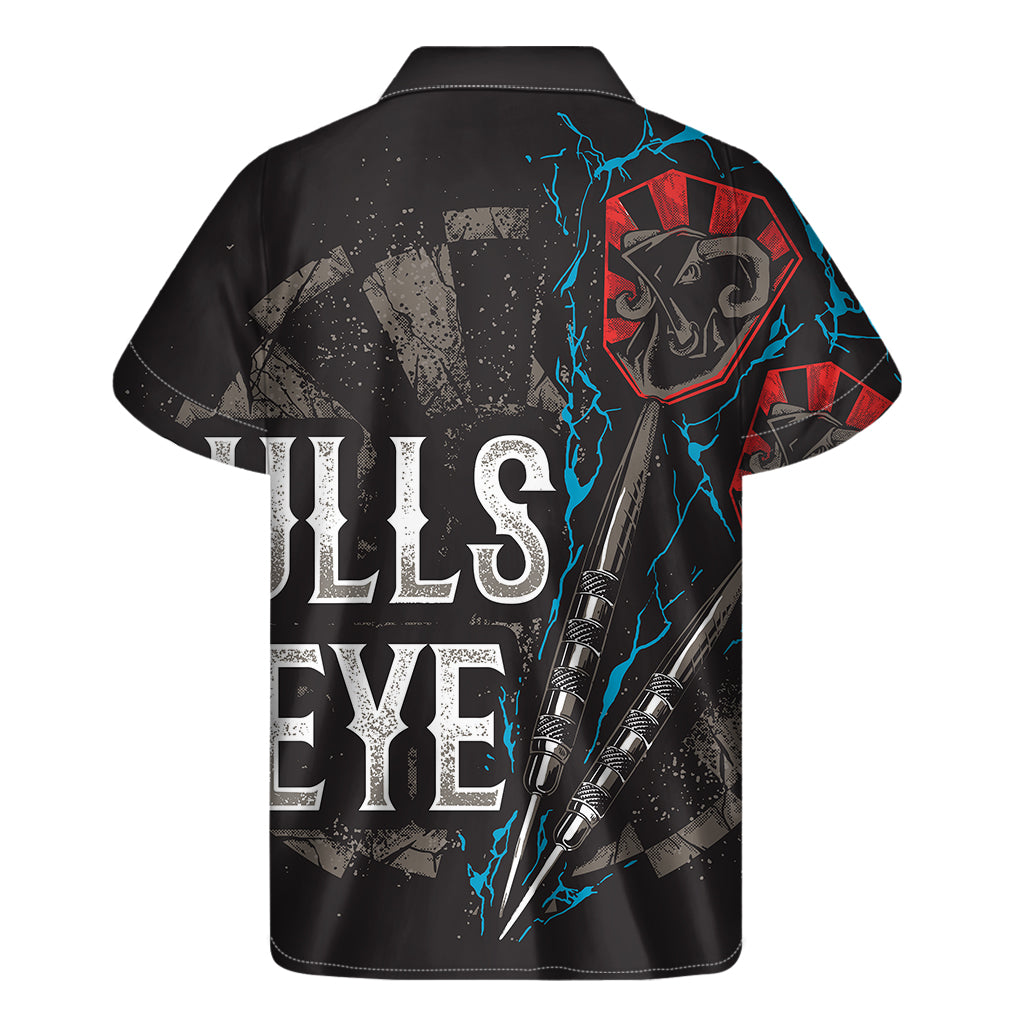 Bullseye Darts Print Men's Short Sleeve Shirt