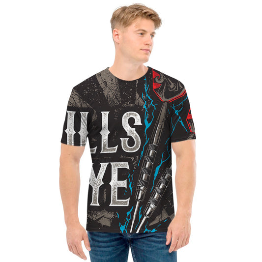 Bullseye Darts Print Men's T-Shirt