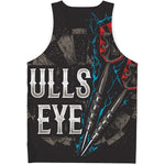Bullseye Darts Print Men's Tank Top