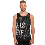 Bullseye Darts Print Men's Tank Top