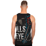 Bullseye Darts Print Men's Tank Top