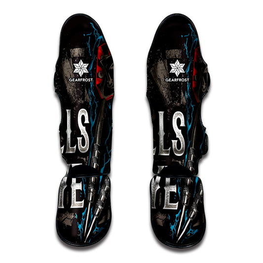 Bullseye Darts Print Muay Thai Shin Guard