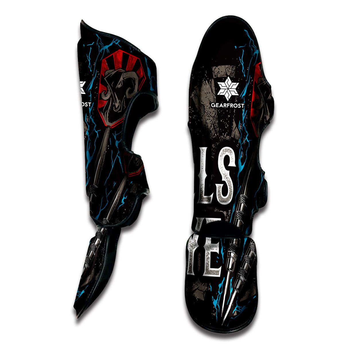 Bullseye Darts Print Muay Thai Shin Guard