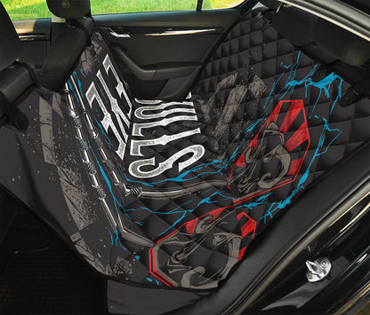 Bullseye Darts Print Pet Car Back Seat Cover