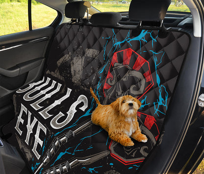 Bullseye Darts Print Pet Car Back Seat Cover