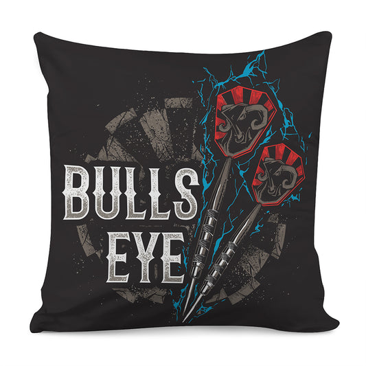 Bullseye Darts Print Pillow Cover