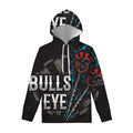 Bullseye Darts Print Pullover Hoodie