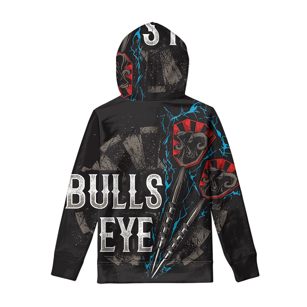 Bullseye Darts Print Pullover Hoodie
