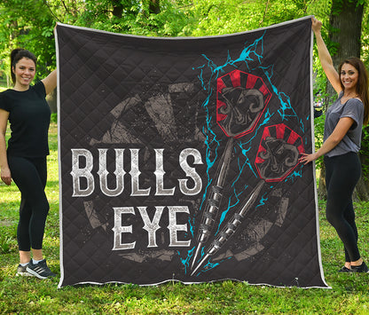 Bullseye Darts Print Quilt