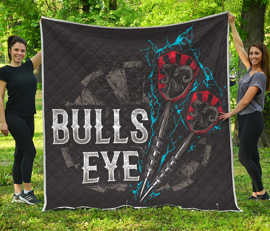 Bullseye Darts Print Quilt