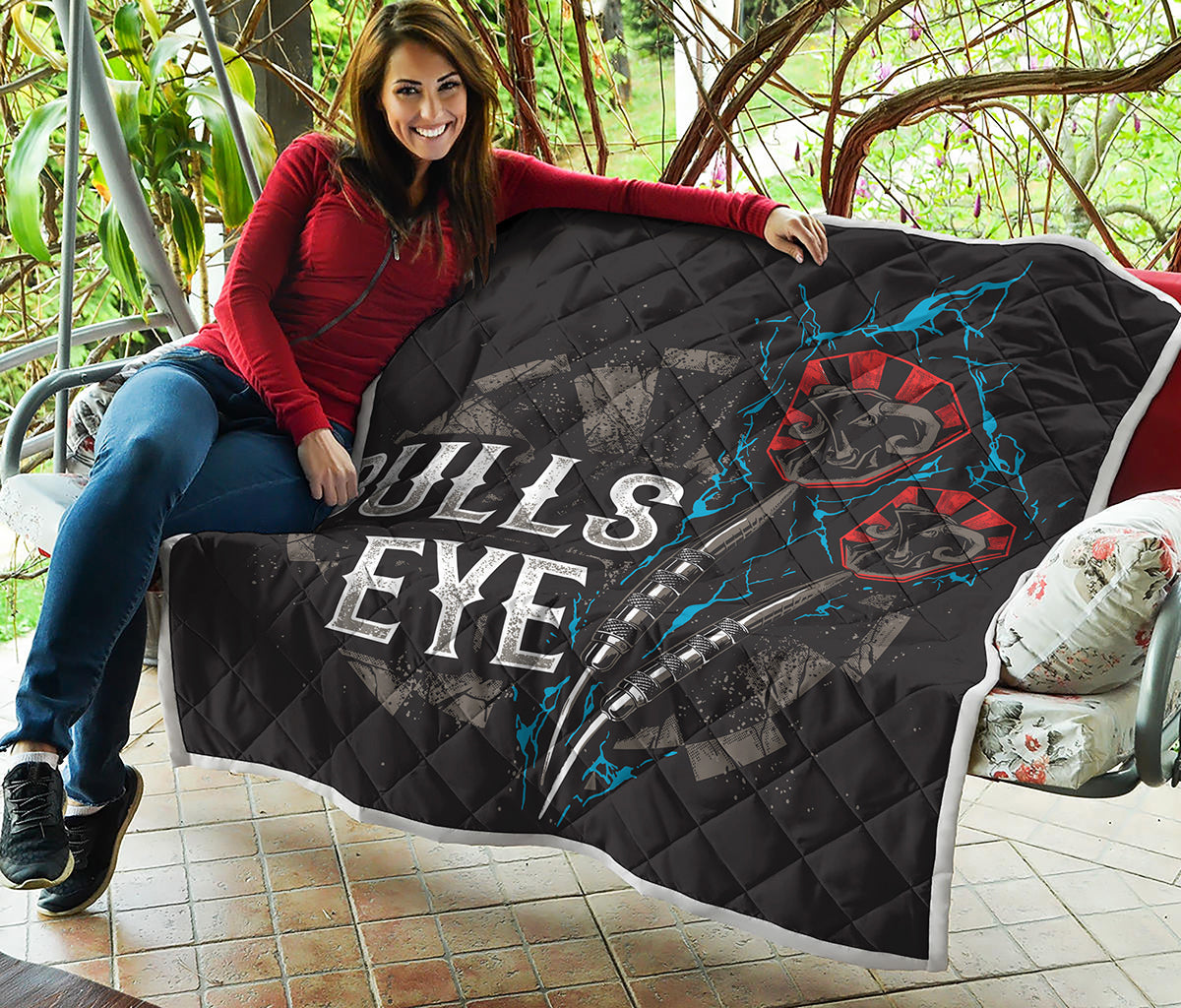Bullseye Darts Print Quilt