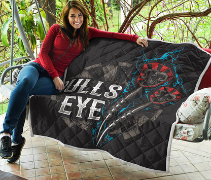 Bullseye Darts Print Quilt