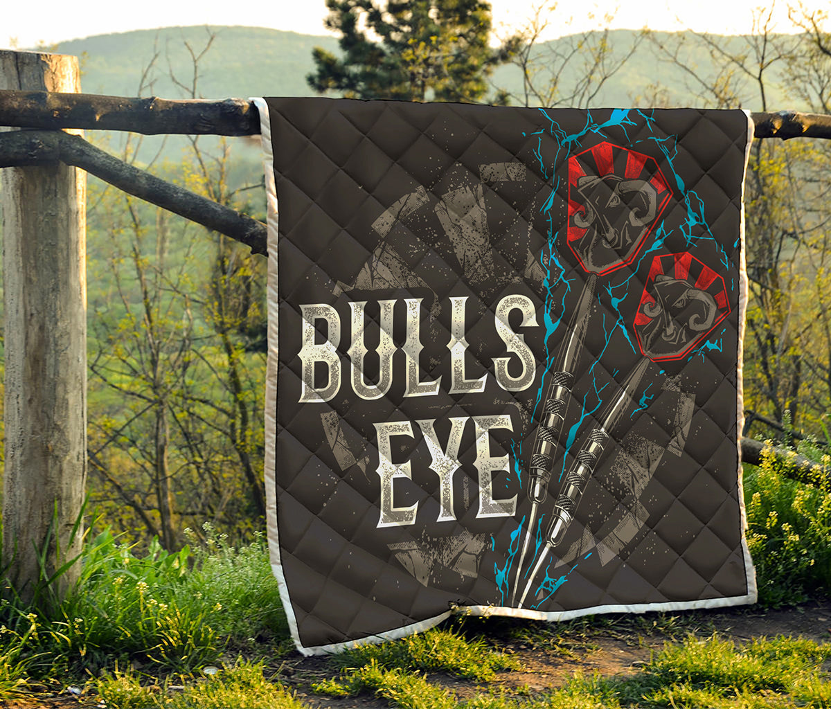 Bullseye Darts Print Quilt
