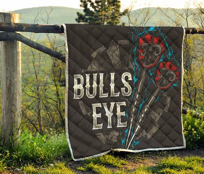 Bullseye Darts Print Quilt
