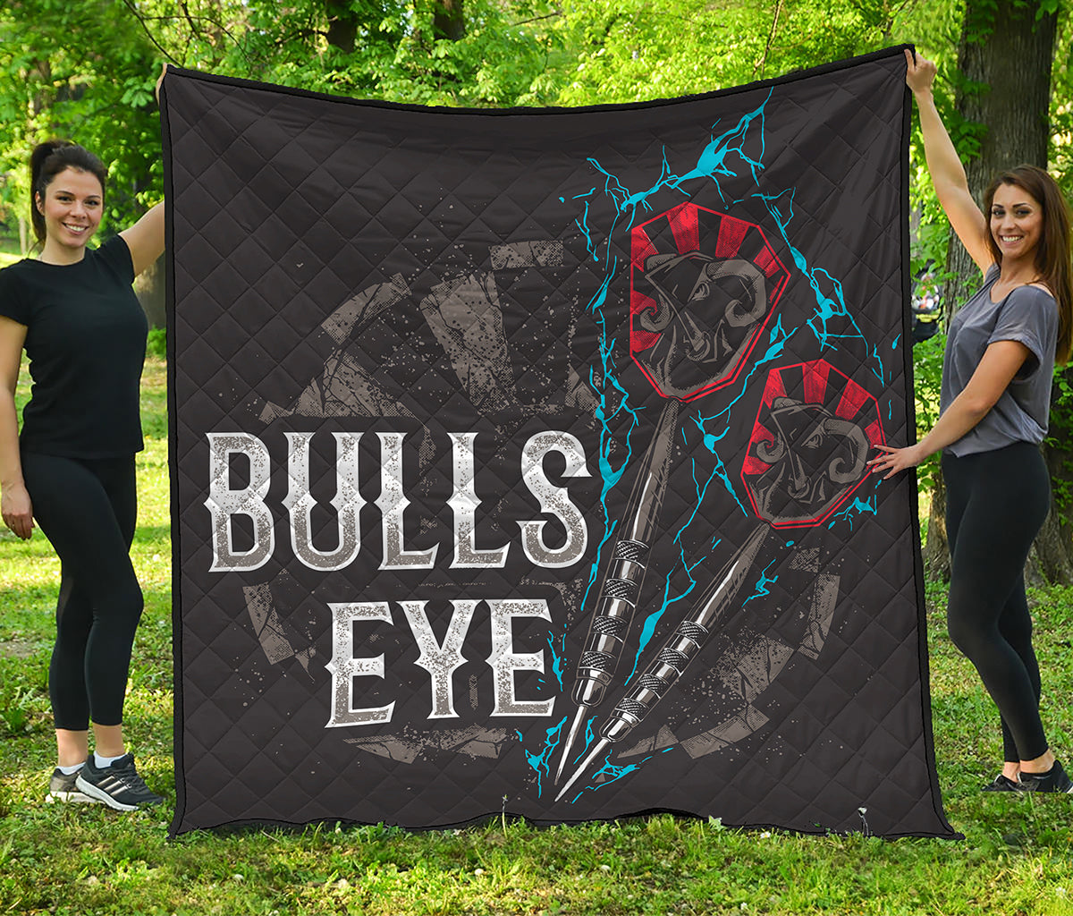 Bullseye Darts Print Quilt