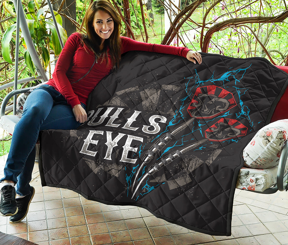Bullseye Darts Print Quilt