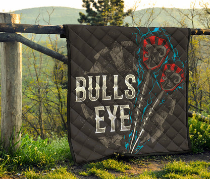 Bullseye Darts Print Quilt