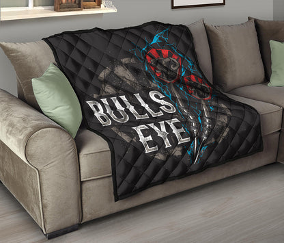 Bullseye Darts Print Quilt