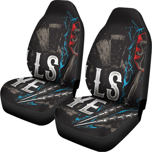 Bullseye Darts Print Universal Fit Car Seat Covers