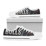 Bullseye Darts Print White Low Top Shoes