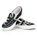 Bullseye Darts Print White Slip On Sneakers