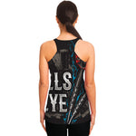 Bullseye Darts Print Women's Racerback Tank Top