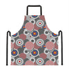 Bullseye Target Pattern Print Apron