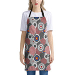 Bullseye Target Pattern Print Apron