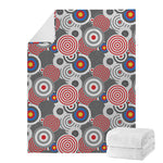 Bullseye Target Pattern Print Blanket