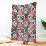 Bullseye Target Pattern Print Blanket