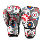 Bullseye Target Pattern Print Boxing Gloves