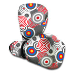 Bullseye Target Pattern Print Boxing Gloves