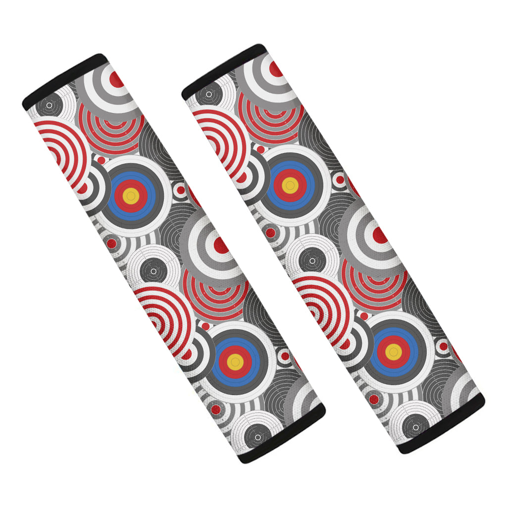 Bullseye Target Pattern Print Car Seat Belt Covers