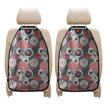 Bullseye Target Pattern Print Car Seat Organizers