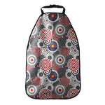 Bullseye Target Pattern Print Car Seat Organizers