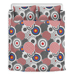 Bullseye Target Pattern Print Duvet Cover Bedding Set