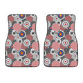 Bullseye Target Pattern Print Front Car Floor Mats