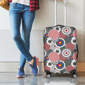 Bullseye Target Pattern Print Luggage Cover