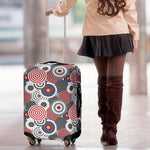 Bullseye Target Pattern Print Luggage Cover