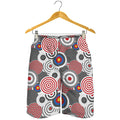 Bullseye Target Pattern Print Men's Shorts